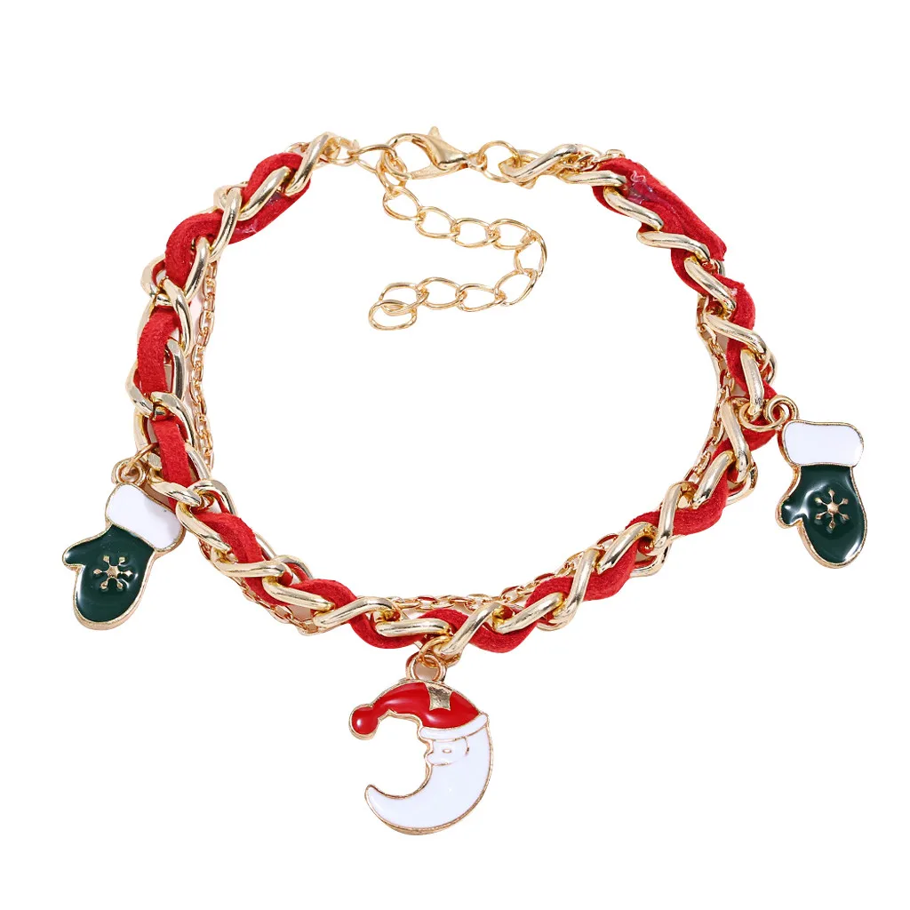 Дизайнерские Браслеты для женщин роскошный женский модный Рождественский