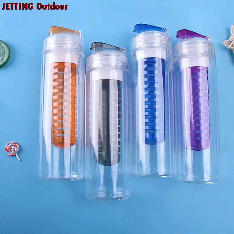 

700ml Portable Leakproof Sports Water Bottle With Straw Top Lid Drink Mug Outdoor Bicycle Bottles Drinkware New
