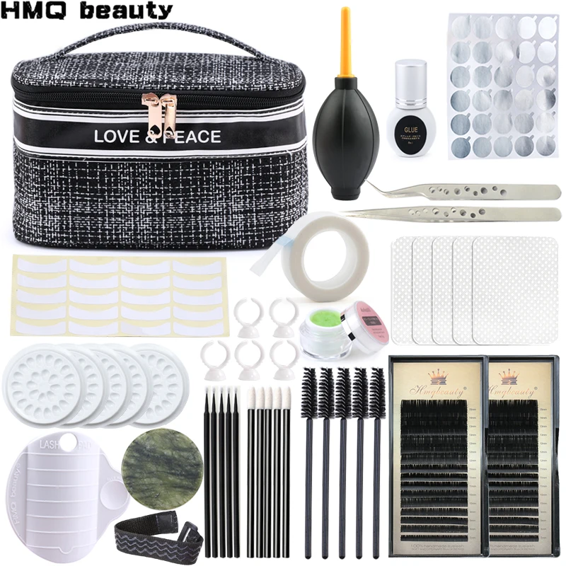 

Набор для наращивания ресниц, модель головы для практики, пинцет, кольцо, кисть для глаз, клей, инструменты для прививки ресниц, набор инструментов для ресниц с сумкой