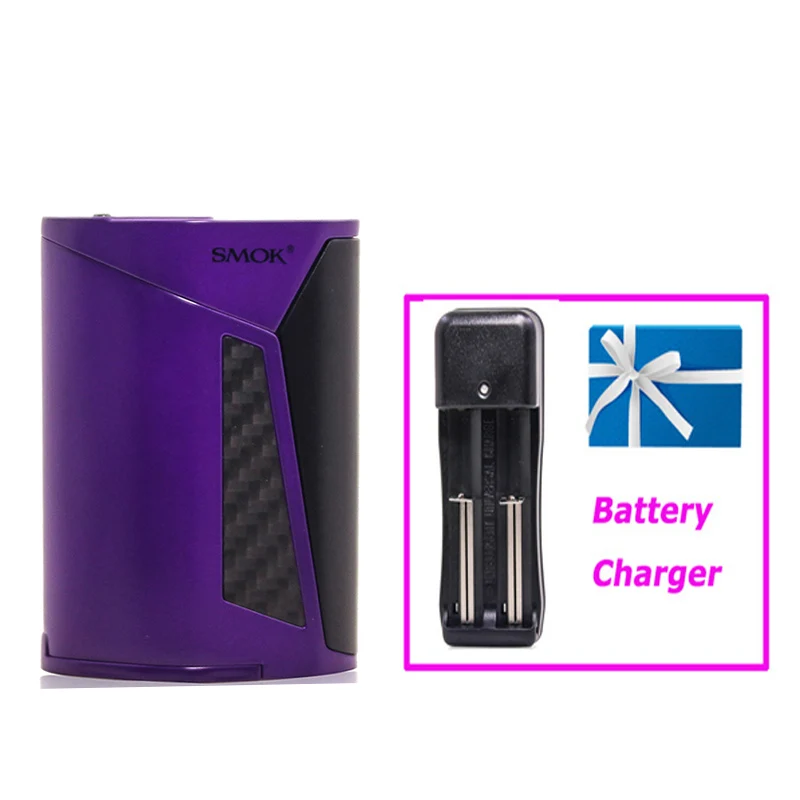 Purple SMOK GX350 мод 350 Вт TC VW Vape мод электронная сигарета испаритель 510 коробка мод 18650 батарея TFV16 бак Подарочное зарядное устройство - Цвет: Purple