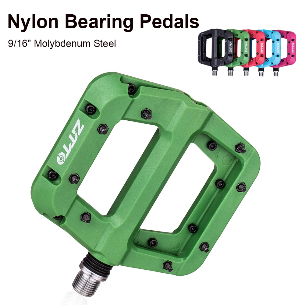 

Bike Pedal Sealed Bearings Anti-slip Ultra-lightweight Nylon Mtb Pedals Corrosion-resistant Wear-resistant Bicycle Accessories