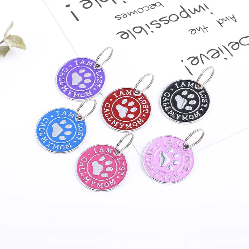 Подвеска для собак с защитой от потери бирка из нержавеющей стали Именные Бирки