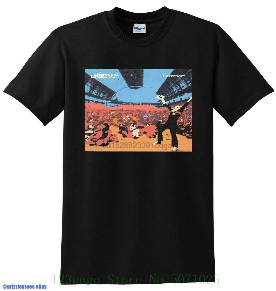Новинка футболка The Chemical Brothers капюшон маленький средний большой или Xl с принтом