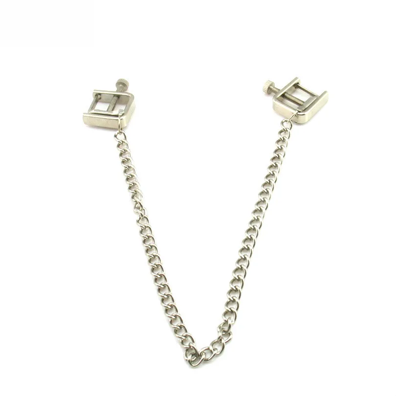 Стимуляция сосков с зажимом для груди массажная цепочка мужчин и женщин взрослых