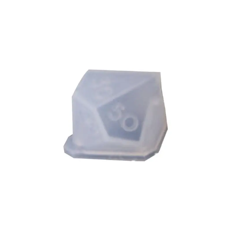 

7 Shapes Dice Fillet Square Triangle Dice Mold Dice Digital Game Silicone Mould