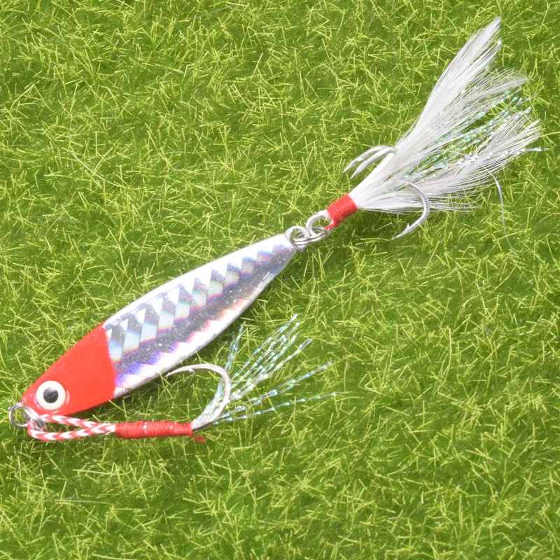 WDAIREN Jig Light Metal Bait Wobbler Spinners Spoon Fishing Lure 7g 10g 15g 20g Winter Sea Ice Minnow Squid Bass Pike Tackle