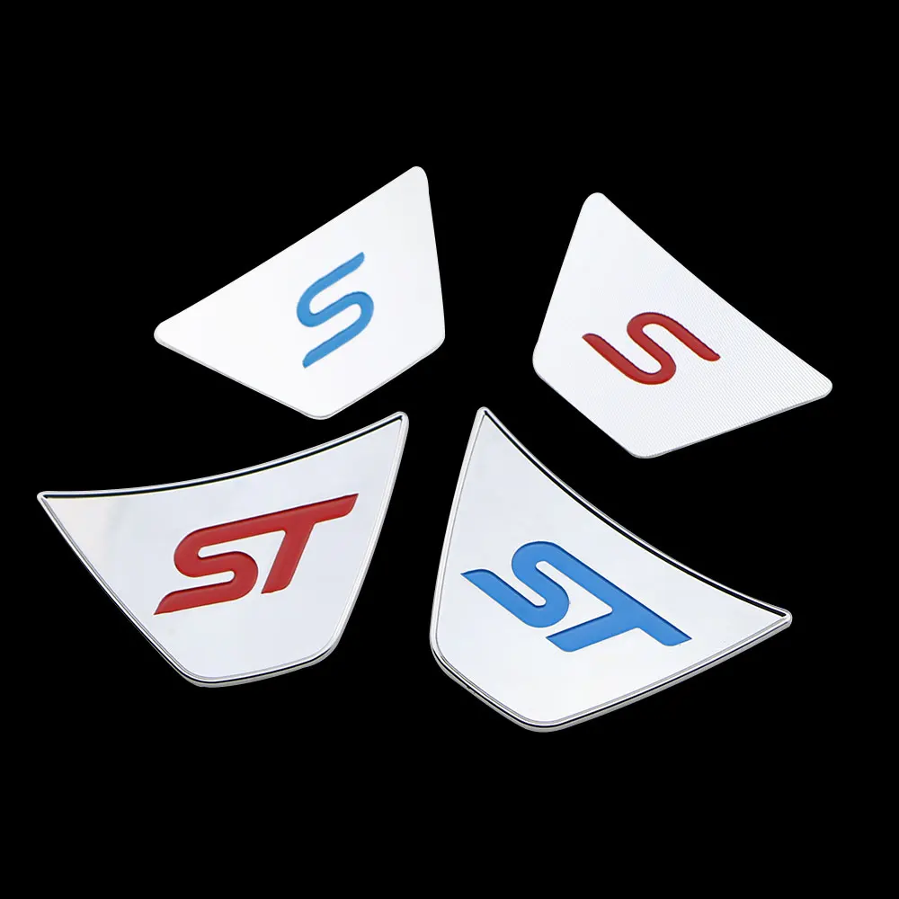 Логотип Daefar St S наклейка на руль с блестками АБС пластик хром покрытие s для