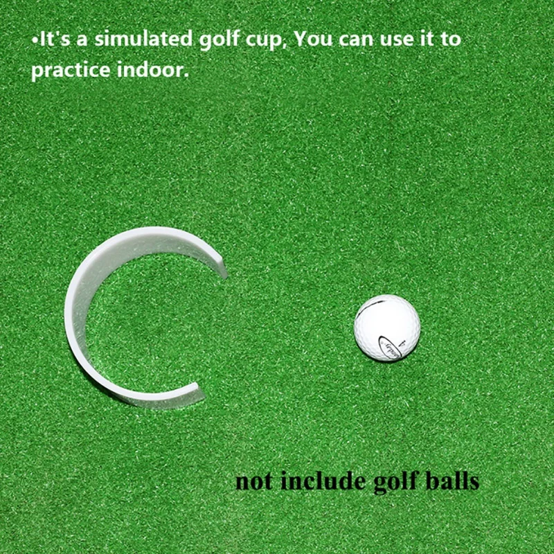 

Putting Green Golf Hole Cup Holder Training Aids Backyard Garden Golf Hole Flag Stick Pole Cup Accessories Hot Sell