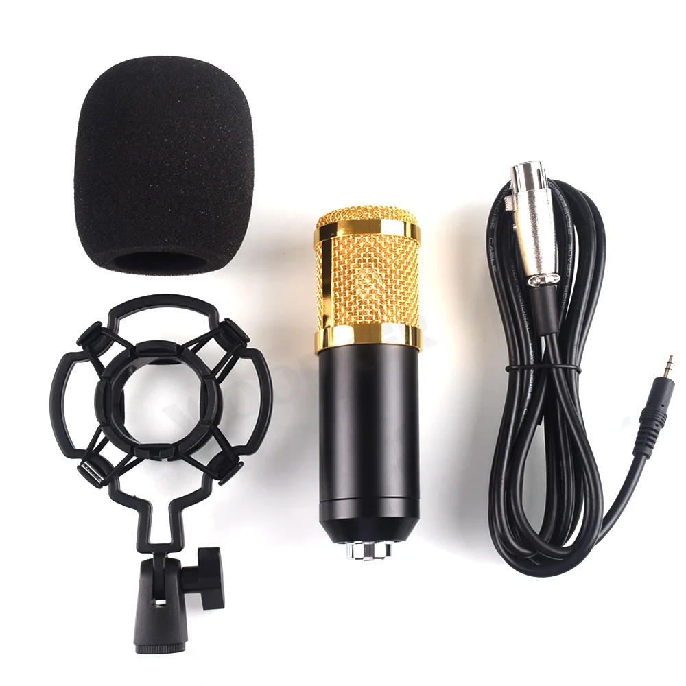 Professional BM-800 Condenser Microphone with Shock Mount Mikrofon Condenseur Sound Recording MIC for Studio Broadcasting images - 6