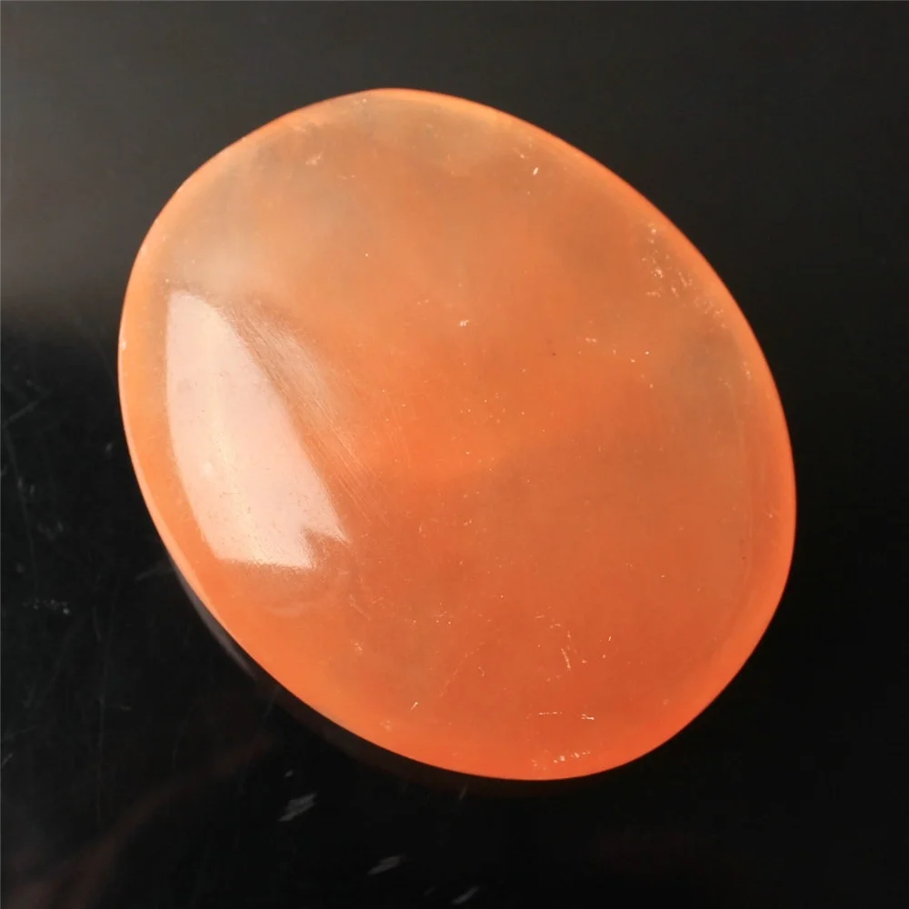 Фигурка в форме ладони из оранжевого кварца селенита релаксация Исцеление Рейки