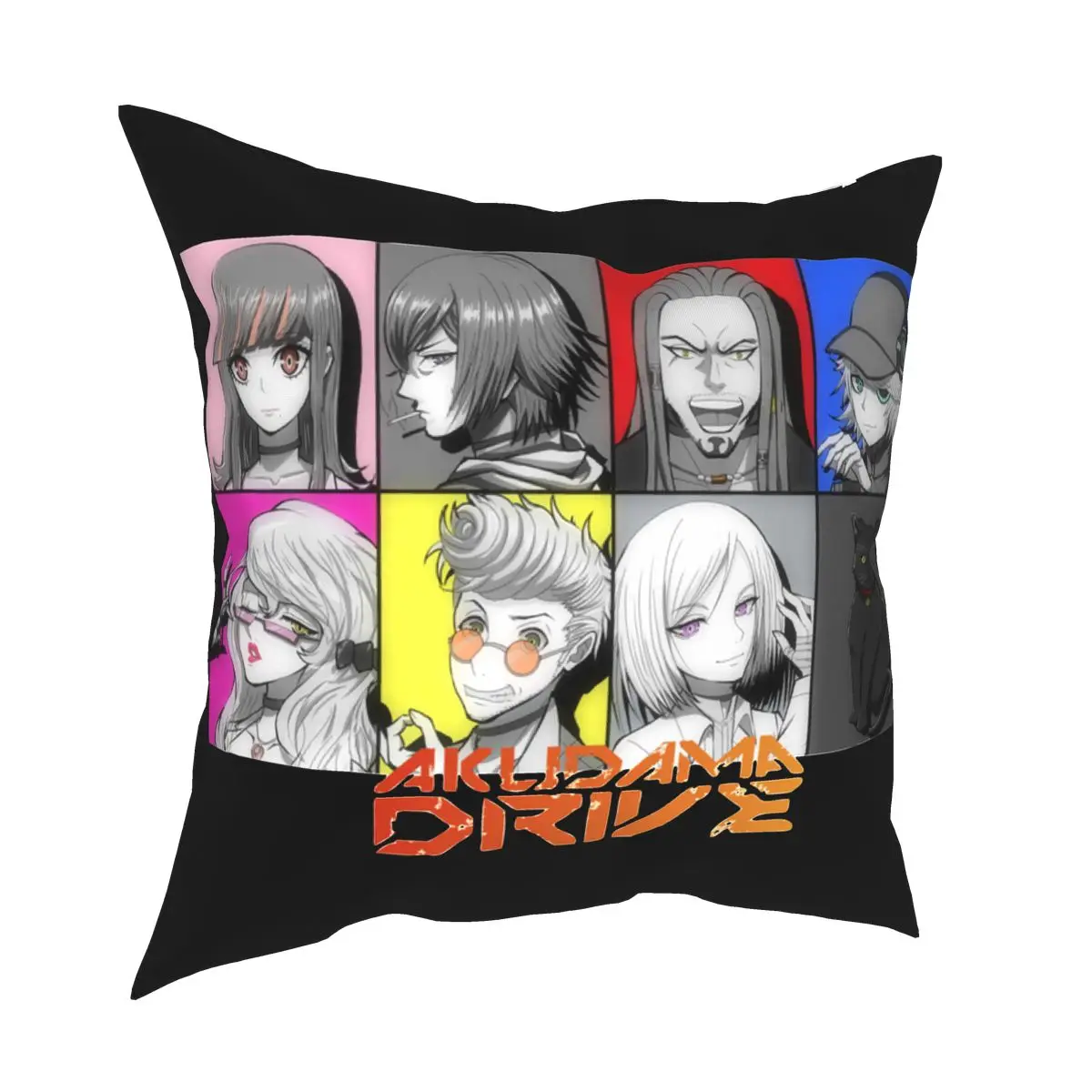 Akudama диск аниме всех членов декоративная наволочка для подушки подушка курьера
