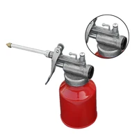 250ml oil can die cast body with rigid spout thumb pump workshop oiler for wholesale drop shipping
