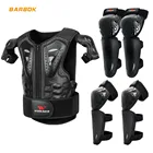 Детская мотоциклетная защита WOSAWE MTB, полноразмерная защита для груди, позвоночника, локтя, колена, поддержка равновесия, искусственная Спортивная Защитная куртка