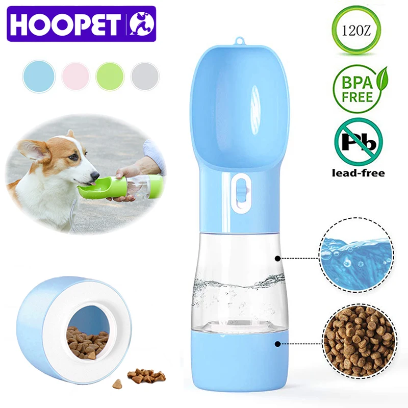 HOOPET Pet бутылочка для воды, миска для питья, портативная бутылка для воды, для еды, для домашних животных, для путешествий, для питья, миски для собак