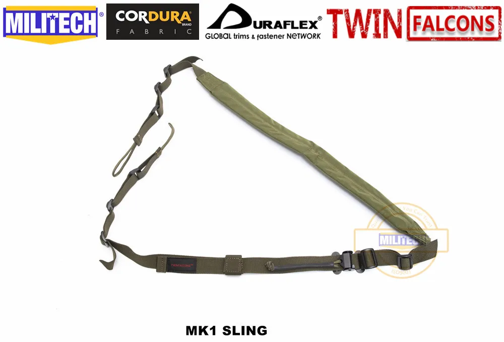 MILITECH TWINFALCONS TW 500D кордюрный учебный Рюкзак Два 2 точки VK Мягкий Оружие Sling Quick
