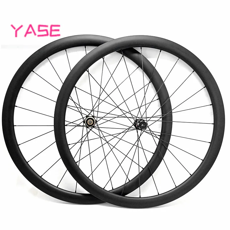 Колеса для бескамерных велосипедов 38x25 мм NOVATEC D411SB 412SB carbon wheelset дисковый тормоз 700c