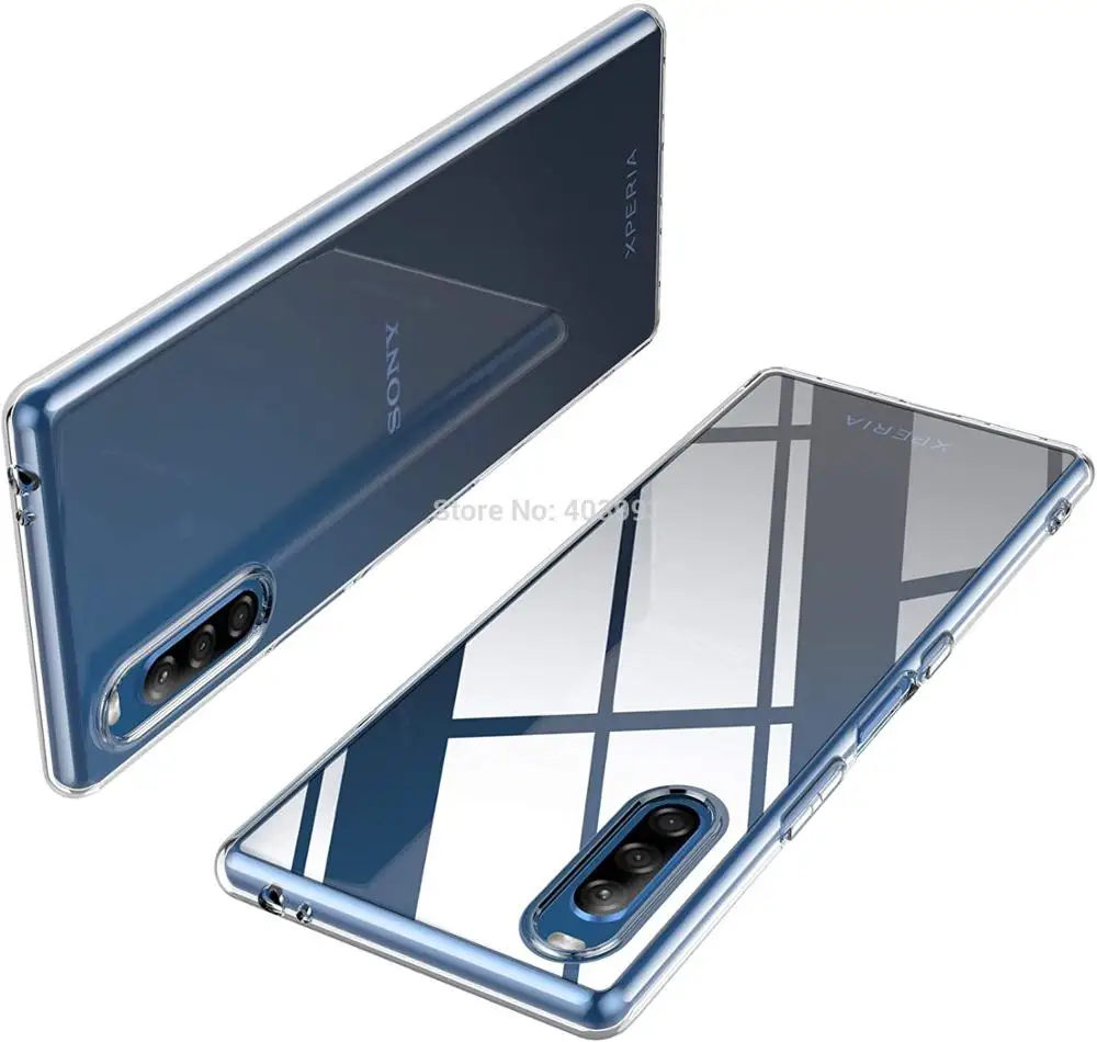 Чехол для Sony Xperia L4 прозрачный мягкий чехол из ТПУ телефона L 4 Прозрачный Бампер