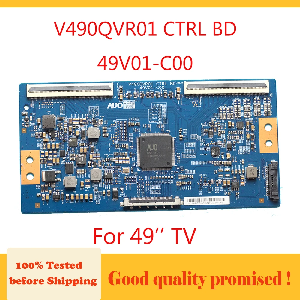 V490QVR01 CTRLD 49V01 C00 49 TCon плата подходит для дюймового ТВ логической доски
