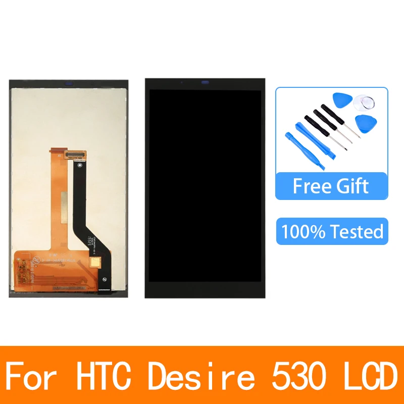 

5.0 inch For HTC Desire 530 LCD Display Touch Screen Digitizer Sensor Glass Assembly 1280x720 For HTC Desire 530 LCD
