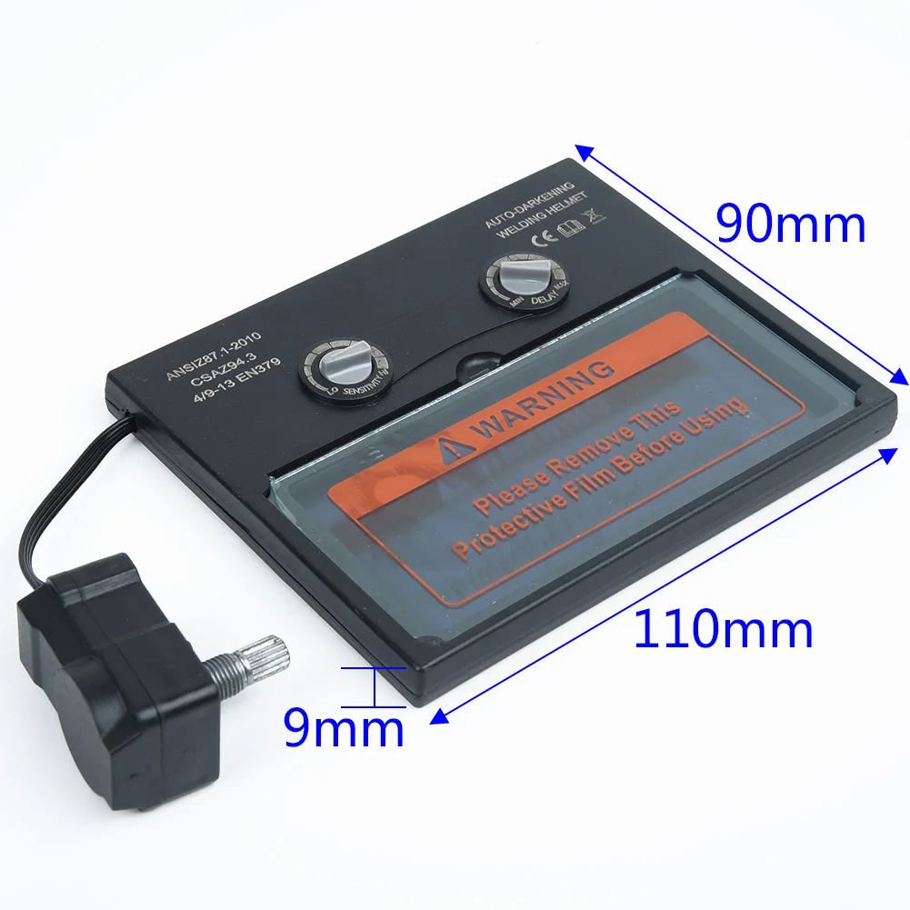 Аксессуар сварочный фильтр очки маска для объектива бленда 110*90*9 мм 1/2500 с Din9 13