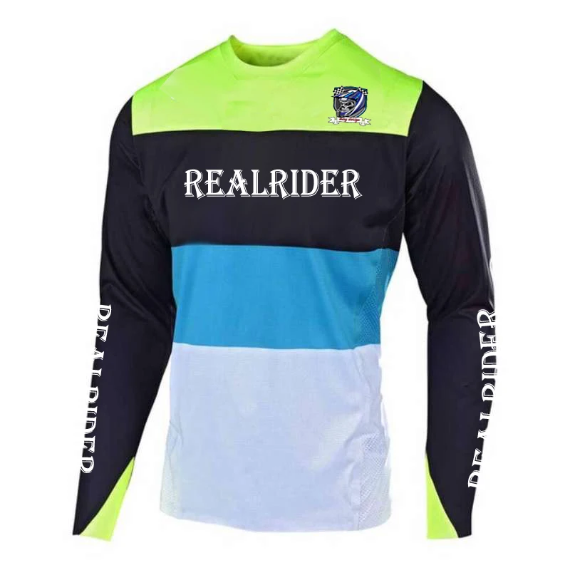 L Mx moto cross jersey спортивная одежда рубашка с длинным рукавом крест mx moto gp mtb горный велосипед - Цвет: L