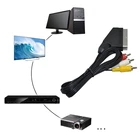 Видеокабель RGB Scart3 RCA, 1,8 м, 6 футов, для NES, FC 45BA