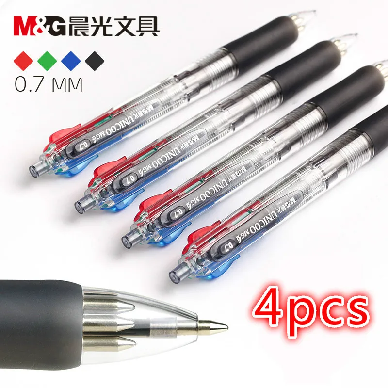 

Multicolor ballpoint pen Color multifunction pen Four-color ballpoint pen 0.7 Press the animation pen Automatic Pencil School