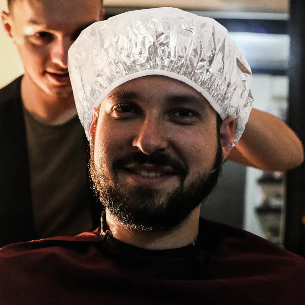 

16pcs Aluminum Foil Deep Conditioning Caps Reusable Hair Processing Caps