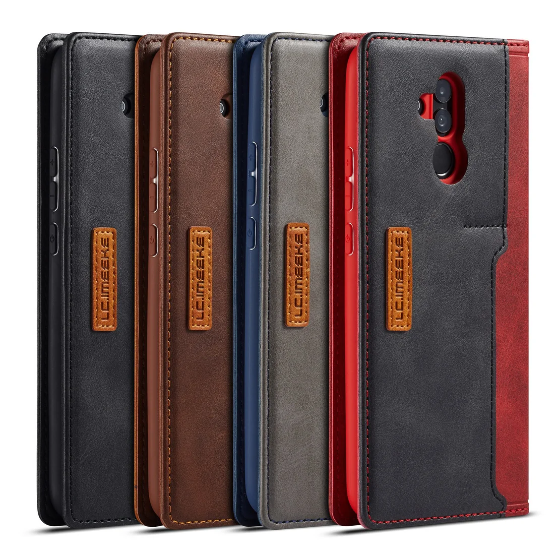 Чехол из кориума для Huawei P20 Lite P30 Mate 20 чехол с логотипом BOOK Mate20 Pro Роскошный кошелек