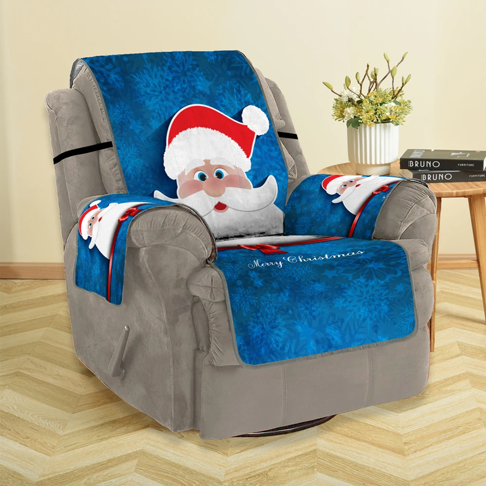Рождественские украшения чехлы для дивана гостиной спальни с принтом