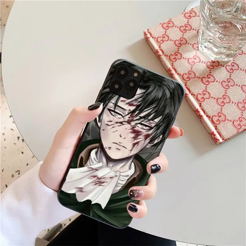 

Yinuoda anime Attack On Titan girl Phone Case Cover For iPhone 11pro 12pro MAX 8 7 6 6S Plus X XS MAX 5 5S SE XR Fundas Capa
