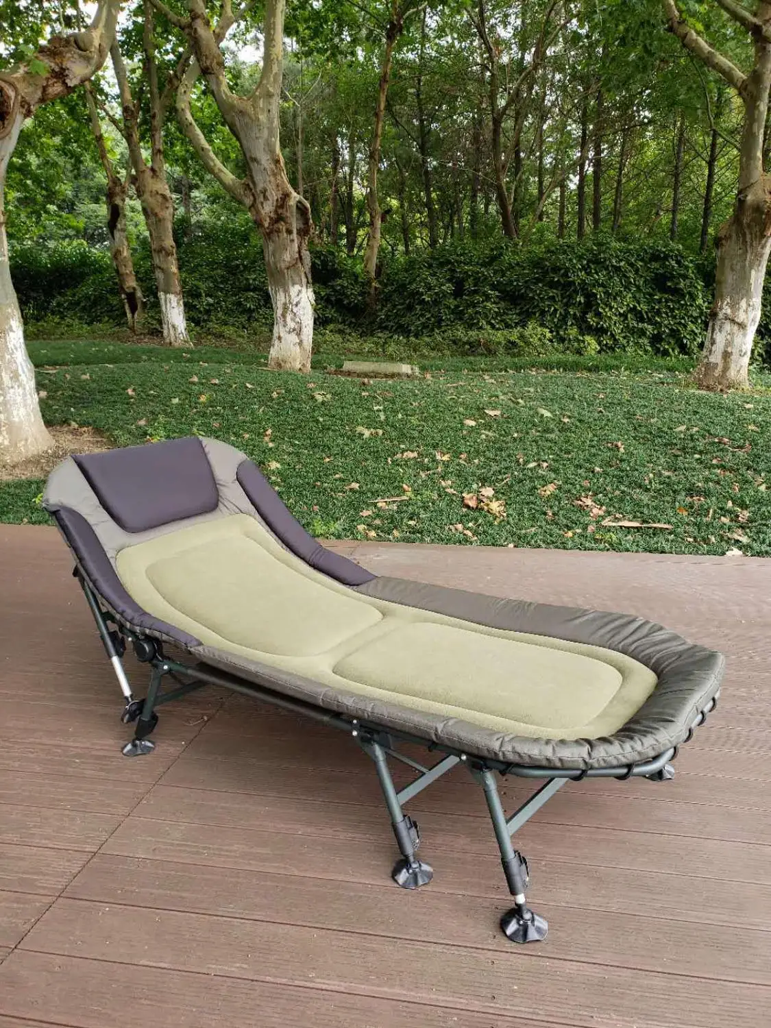 Новое Роскошное кресло кровать для ловли карпа с 6 ножками Подушка лежак