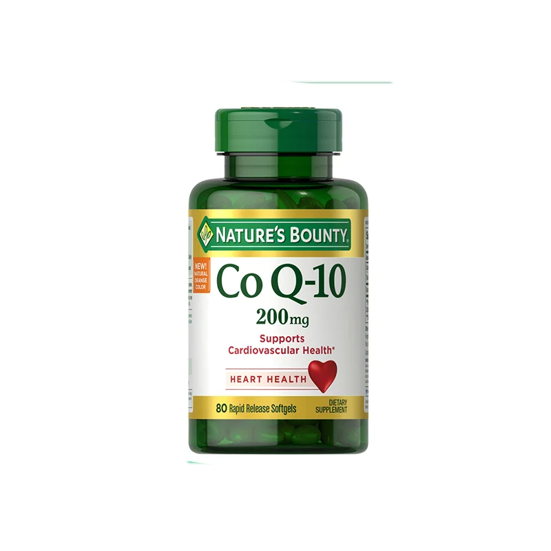 NATURE'S BOUNTY Coenzyme q10 80 capsules/bottle Free shipping