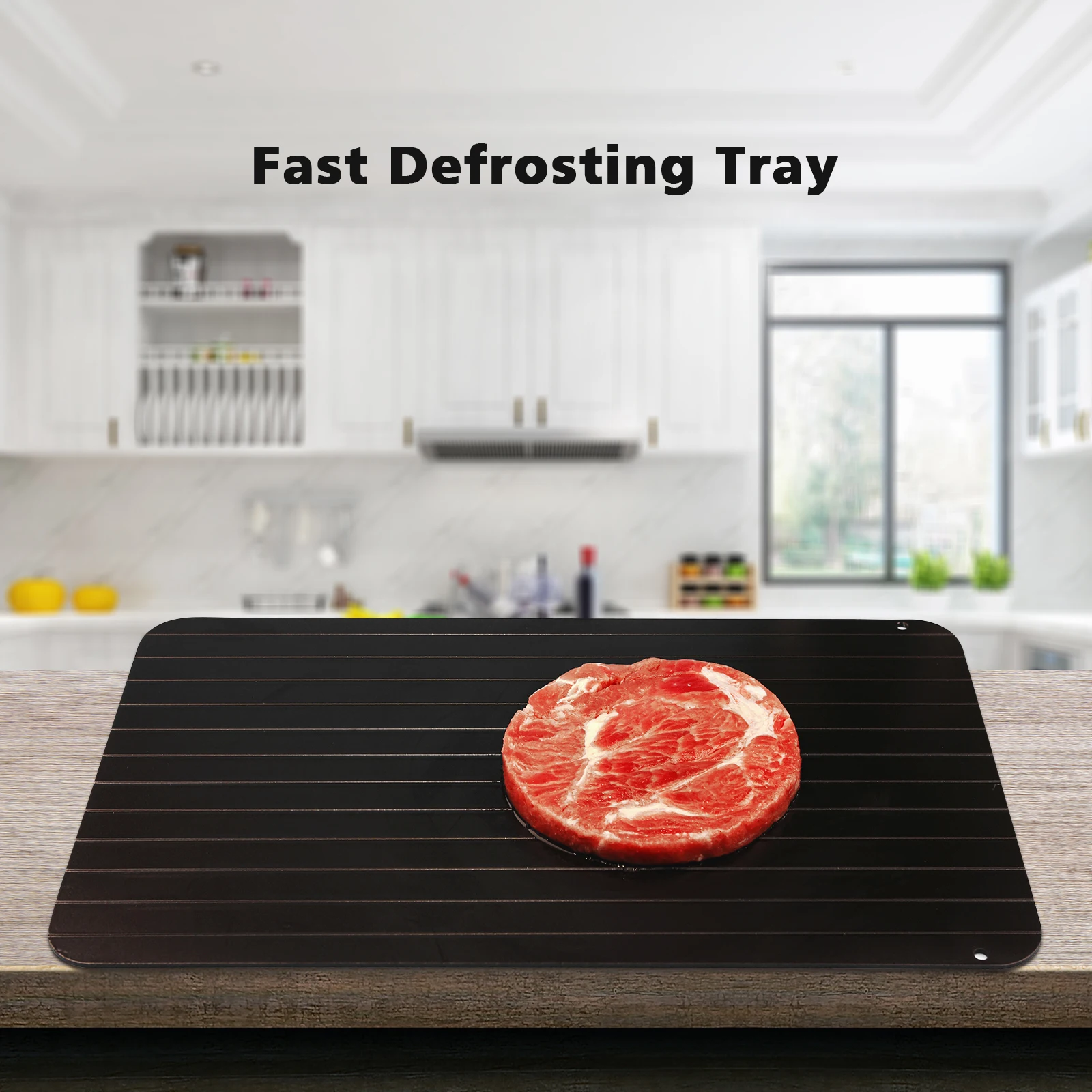 

Fast Defrosting Tray Kitchen Gadget Tool Thaw Frozen Food Meat Fruit Quick Defrosting Plate Board Defrost Accessories
