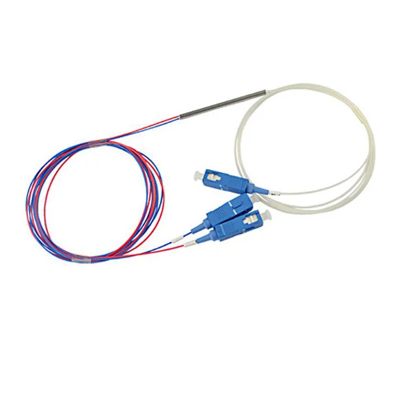 Бесплатная доставка 20 шт. 1x2 SC/APC SC/UPC коннектор FBT волоконный сплиттер 1:2