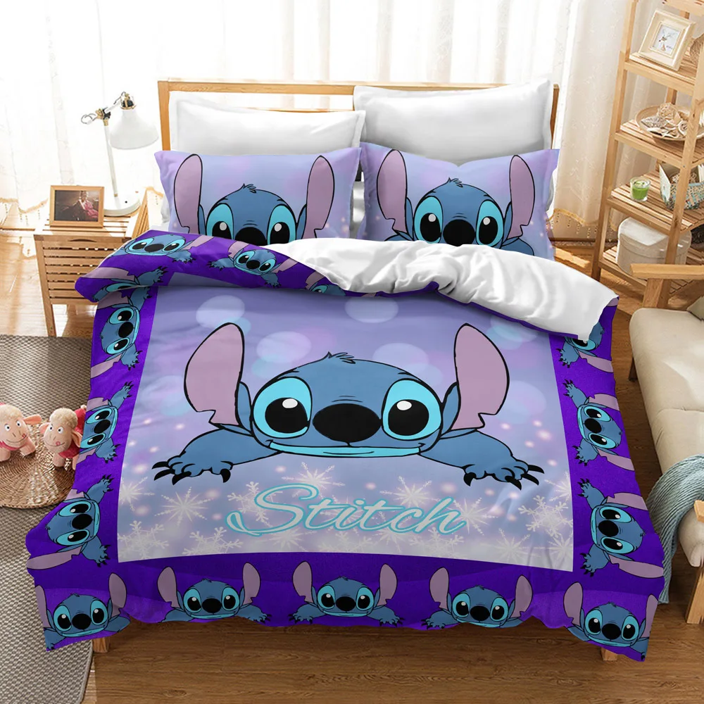 Lilo e Ponto Conjunto de Cama Decoração do Quarto para Crianças Disney Casa Colcha Capa Twin Menino Menina Rainha Rei Tamanho Conjunto 3d 14 Cheap Conjuntos de cama