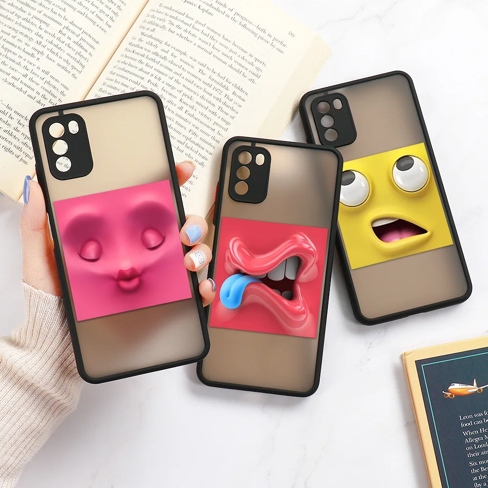 

Poco X3 NFC F3 M3 Pro Case For Xiaomi Redmi Note 10 Pro Cases Funda Redmi Note 9 Pro 8 7 8T 9S 10S 9A 9C 9T 11 Lite Smiley Cover