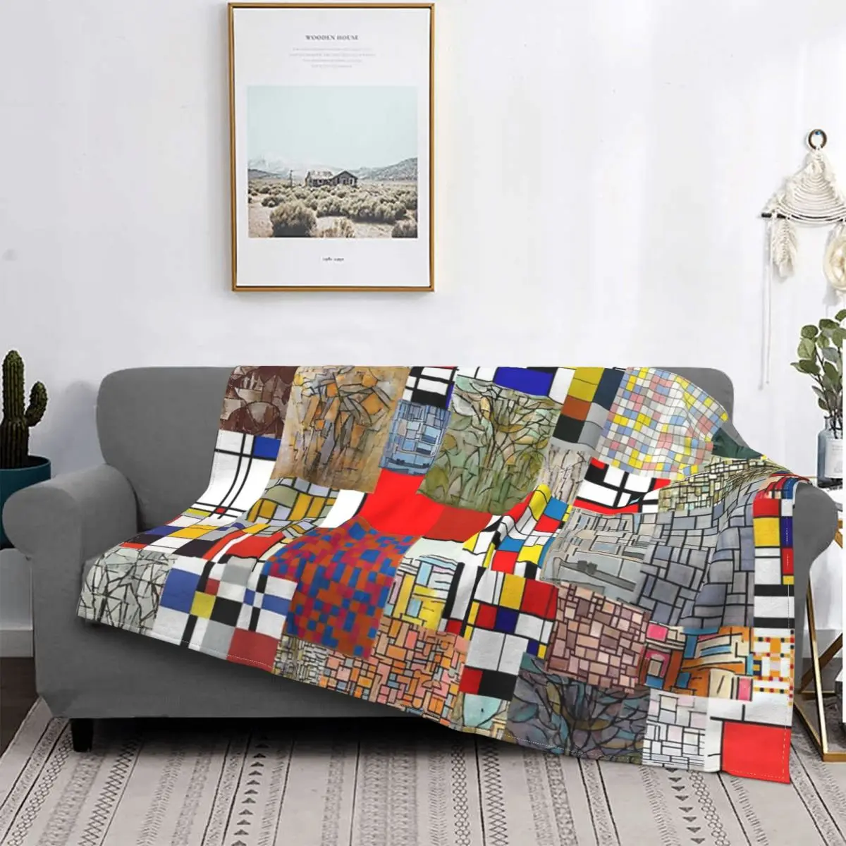 

Piet Mondrian Blanket Bedspread Bed Plaid Plaid Bed Blanket Hoodie Blanket Blankets For Bed