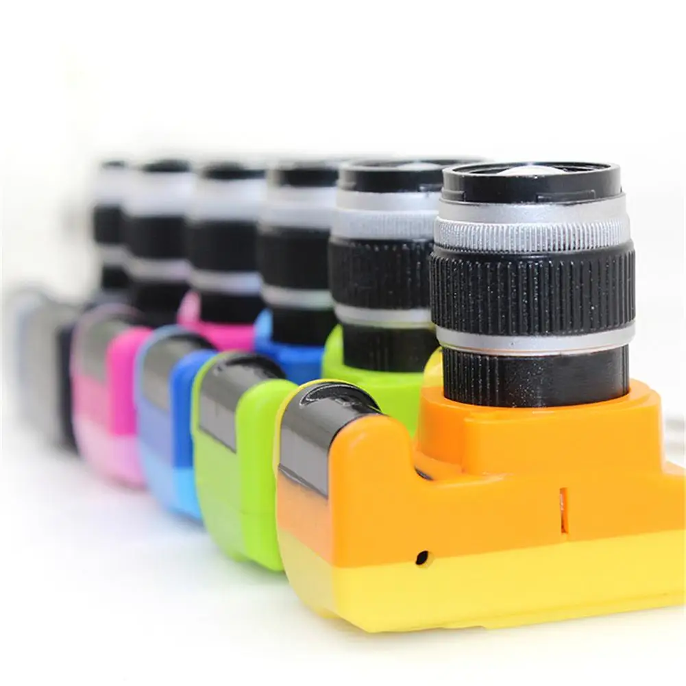 Милые светодиодный Камера мигающие игрушки для детей цифровая брелок световой