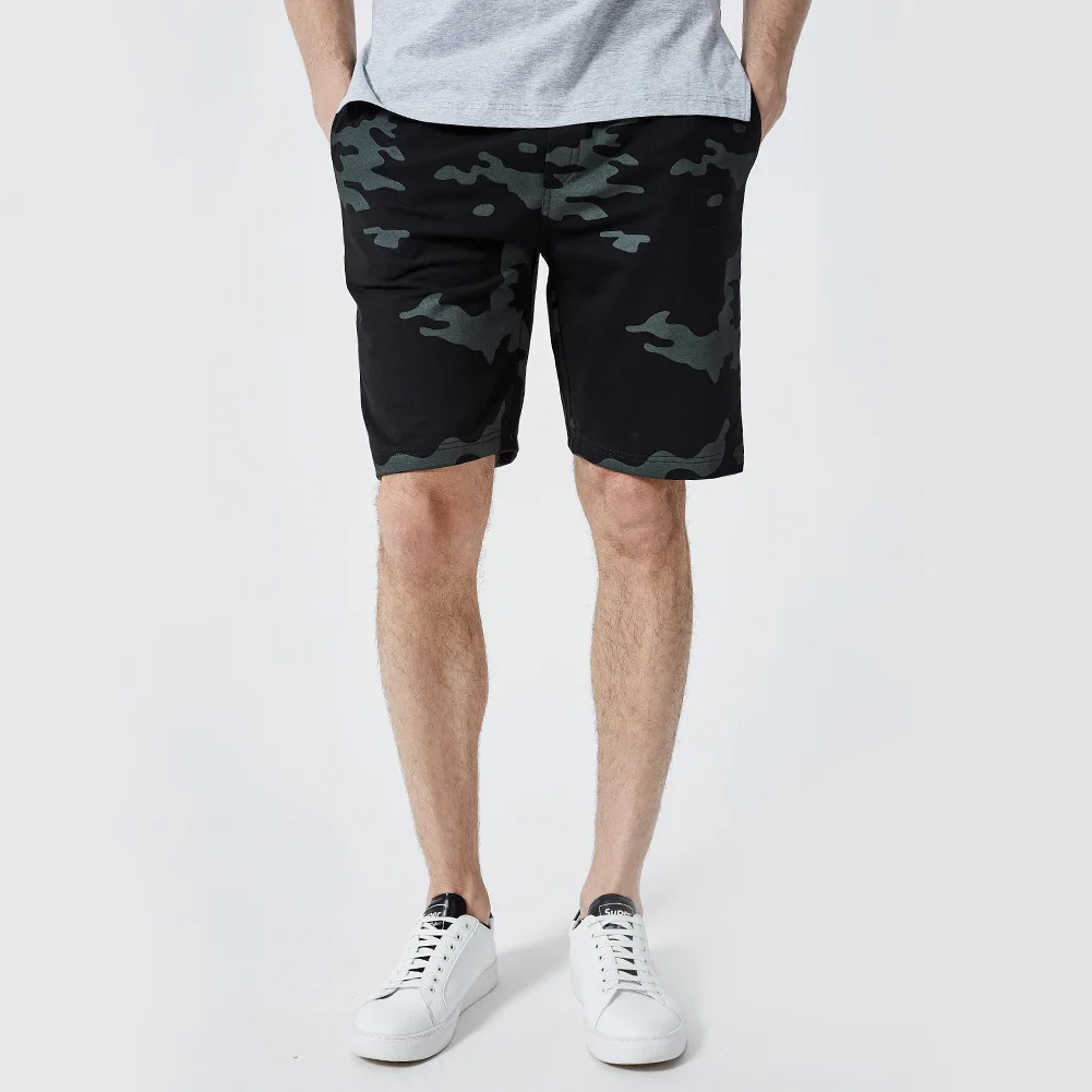 

Summer Polyester Men Shorts Camouflage Beach Sports Soft Five Minutes Of Pants