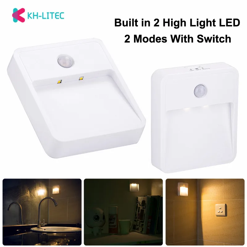 Светодиодный ночник с питанием от аккумулятора и датчиком движения комнатные