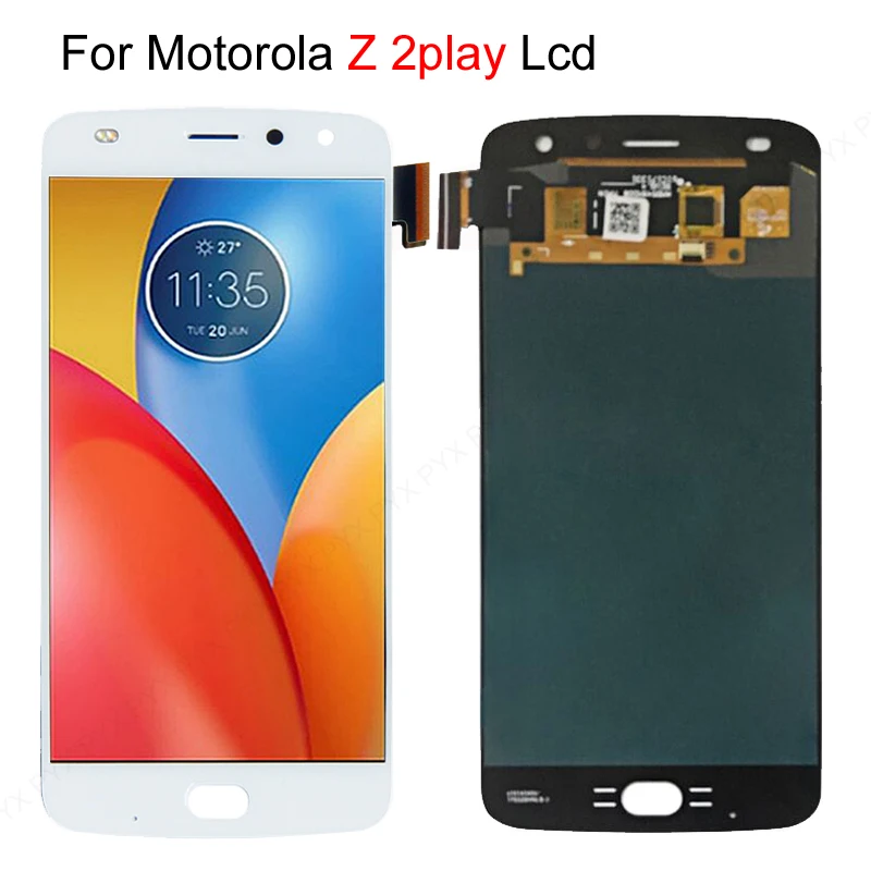 2 шт./лот для Motorola Moto Z2 Play XT1710 01/07/08/10 5 дюймов AMOLED ЖК дисплей сенсорный экран