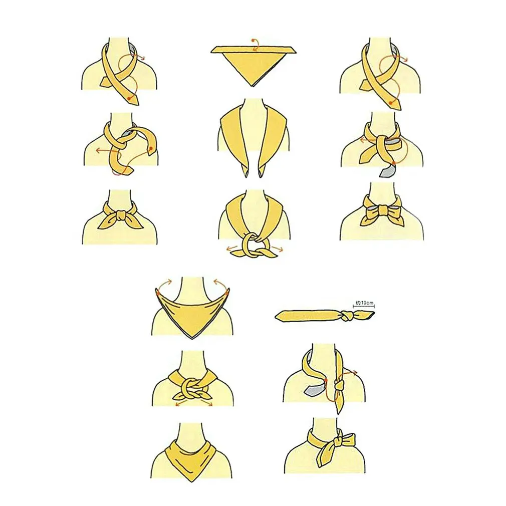 Модный дизайн универсальная одежда с принтом женский шелковый шарф-повязка
