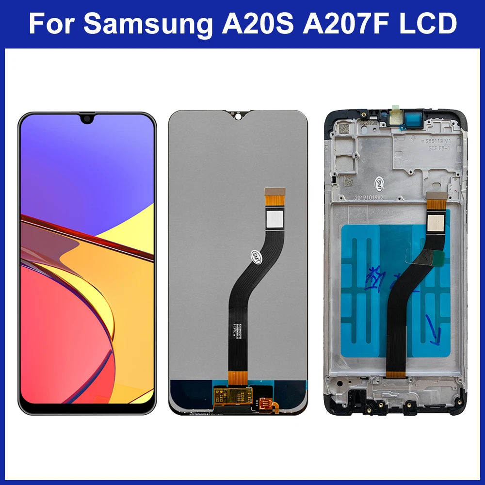 100% Оригинальный ЖК-дисплей для Samsung Galaxy A11 A12 A21s A217 сенсорный экран дигитайзер A10 A10s