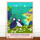 Винтажная дорожная фотография, искусство на стену в гостиной, украшение для салона, печать на холсте