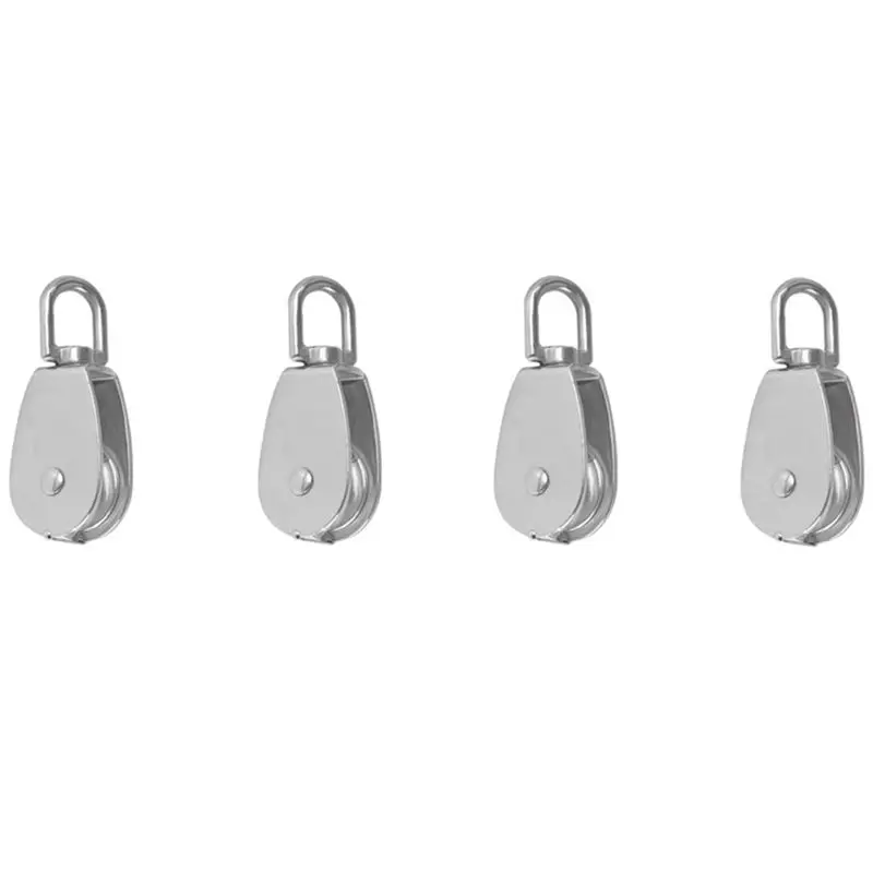 

12 Pieces Stainless Steel Pulley Set