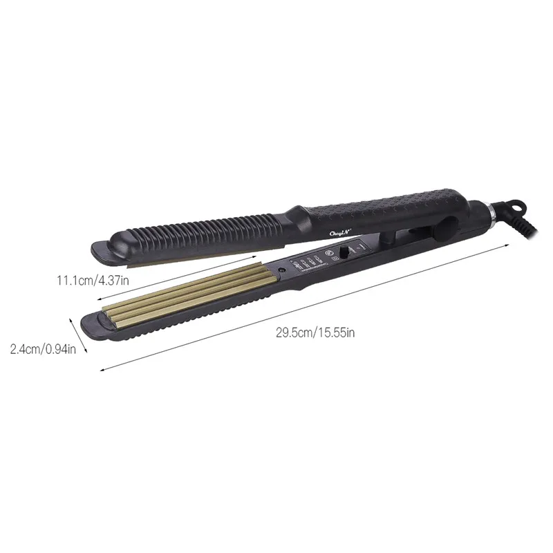 

Fast Heating Corrugated Hair Curler Crimper Corrugation Flat Iron Fluffy Small Waves Corn Perm Splint Curling Irons Hair Waver