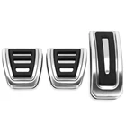 Педаль газового тормоза MT из нержавеющей стали для Seat Ibiza 6K 6L 6J Skoda Fabia I II Polo 9N 6R Bora Golf MK4