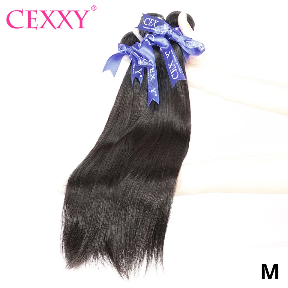 CEXXY прямые 28 30 32 40 дюймов Remy бразильские волосы плетение человеческие пряди