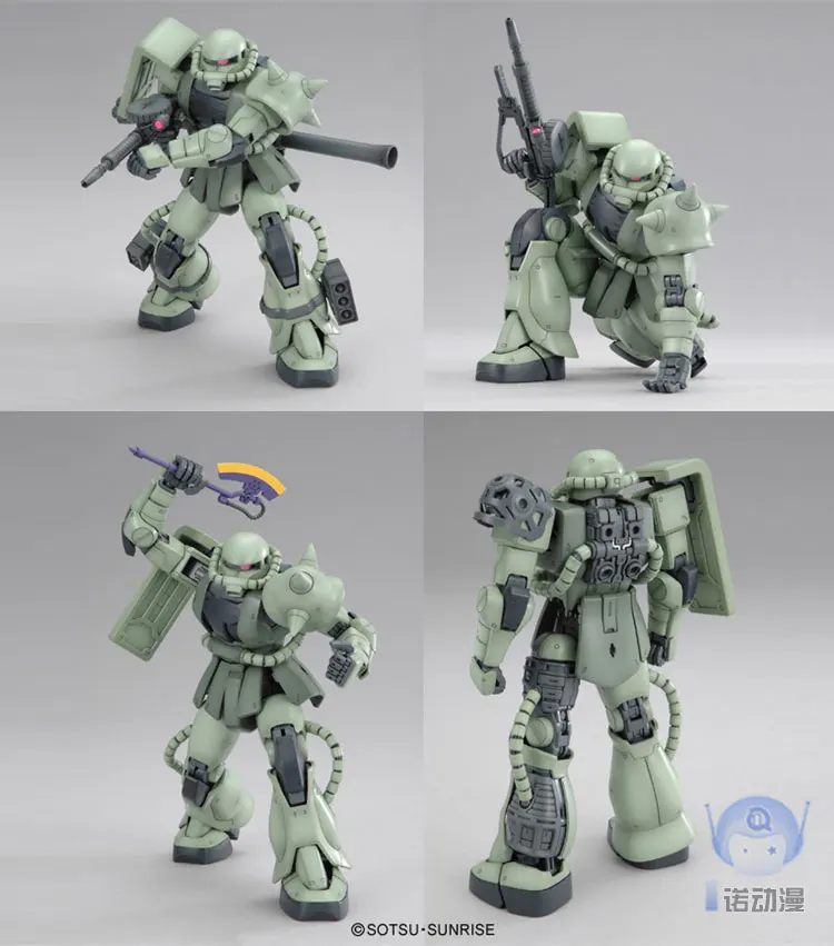 Bandai Gundam модель сборка 49252 MG 1/100 MS-06J Zaku II Ver.2.0 робот Гандам фигурка аниме игрушки фигурка подарок